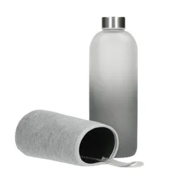 elasto elasto Glasflasche mit Hülle "Iced" - Trinkflasche hält Getränk warm – Produktbild 1 von 1