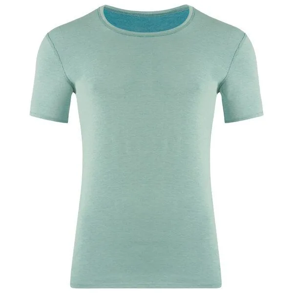 nice to meet me nice to meet me Kurzarmshirt CORE T, Ice melange, – Produktbild 1 von 4