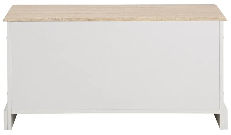 OTTO home Sitzbank Binz, zwei unterschiedliche Farbvarianten, mit Stauraum, Breite 90 cm, Weiß, – Produktbild 5 von 5