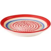 cilio cilio Tellerreibe "ROSSO" aus Porzellan mit fein gezahnter Reibfläche, inkl. Pinsel – Produktbild 1 von 1