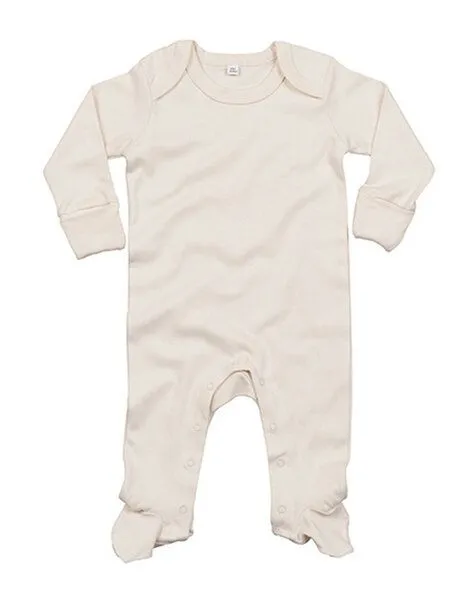 Babybugz Babybugz Baby Schlafanzug mit Füßen, Natur, – Produktbild 1 von 3