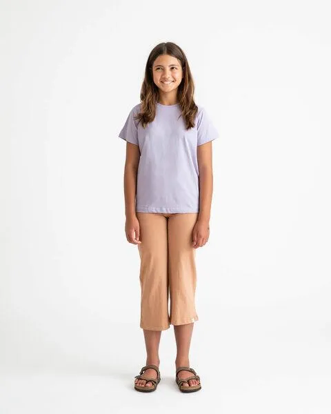 MATONA Matona Klassisches T-Shirt für Kinder aus Bio-Baumwolle / Classic T-Shirt, Lilac, – Produktbild 3 von 4