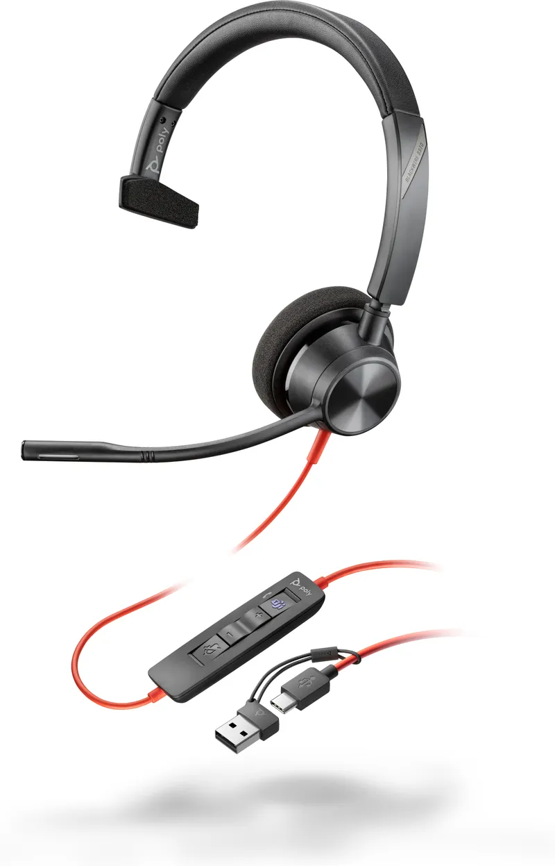 Poly Poly HP Poly Blackwire 3310 | 8x216aa | Blackwire 3300 series – Produktbild 2 von 3