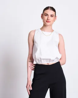 JAN N JUNE JAN 'N JUNE Damen vegan Hose Weit Kohra Schwarz – Produktbild 1 von 1