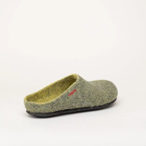 Magicfelt Magicfelt Filz-Hausschuh 709 aus 100% Merino-Wolle für Damen & Herren, Gelb, – Produktbild 6 von 6