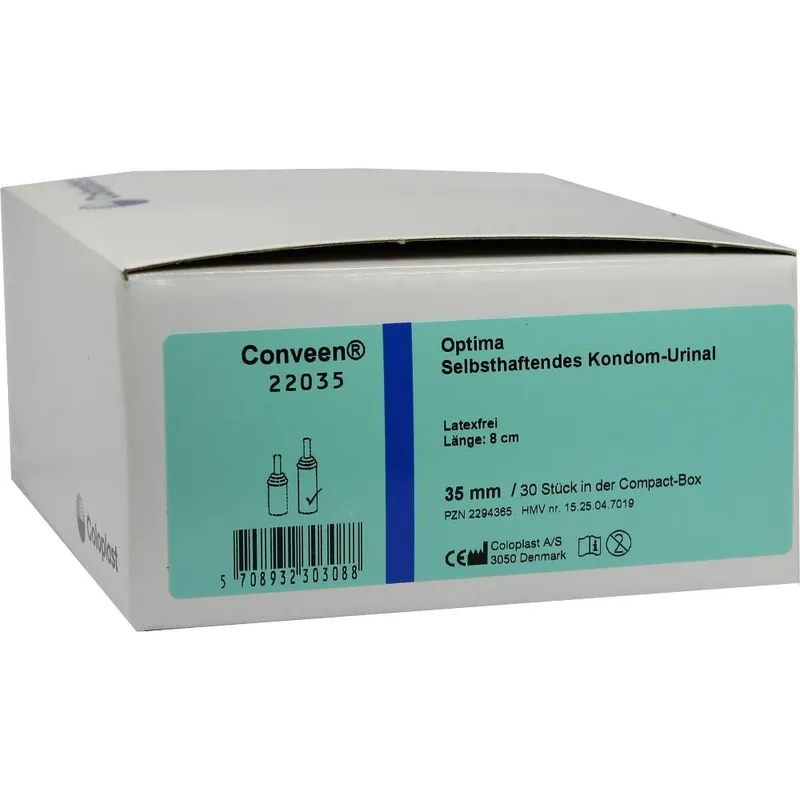 Coloplast CONVEEN Optima Kondom Urinal 8 cm 35 mm 22035 30 St Kondome – Produktbild 1 von 1