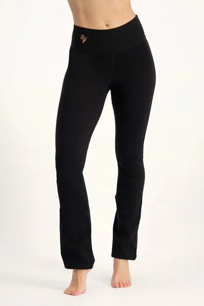 Urban Goddess Urban Goddess Flared Yogahose Anandafied, Onyx black (schwarz), – Produktbild 1 von 3