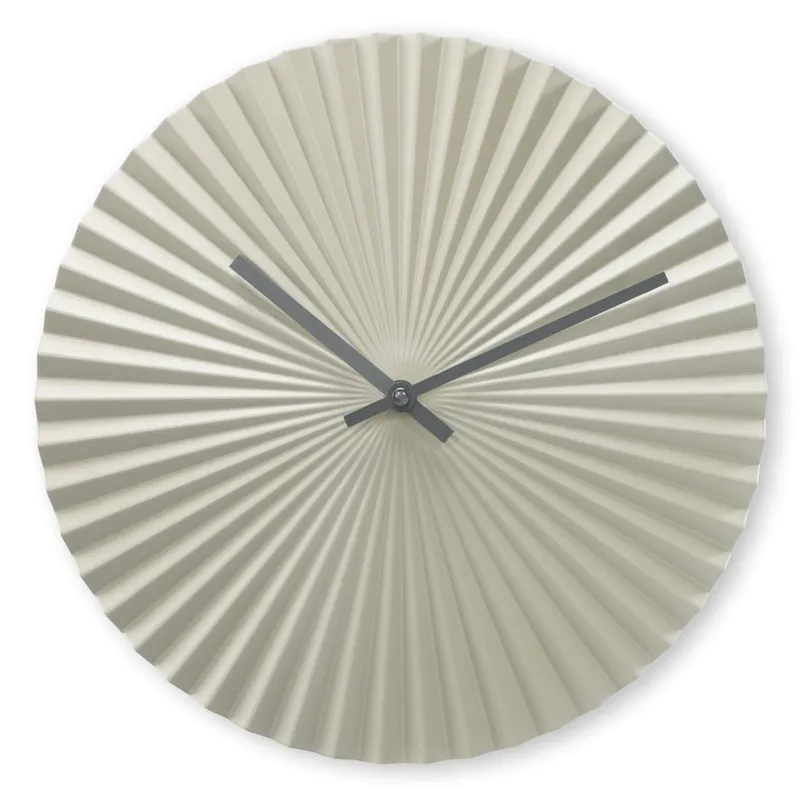 Hama Hama Wanduhr "Barbados", Quarzuhr, ohne Ticken, Ø 30 cm, Graugrün, – Produktbild 5 von 5