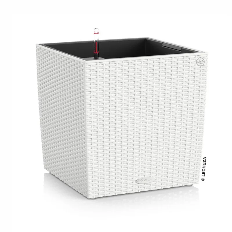 Lechuza® Lechuza® 'Cube Cottage 40', weiß, ca. 39 x 39 x H 40 cm, Weiß, – Produktbild 1 von 1