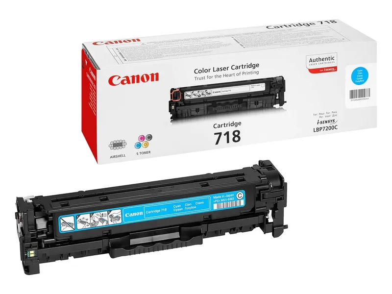 Canon Canon Druckkassette 718 cyan – Produktbild 1 von 2