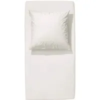hessnatur hessnatur Jersey Spannbettlaken aus reiner Bio-Baumwolle, Naturweiss, – Produktbild 2 von 4