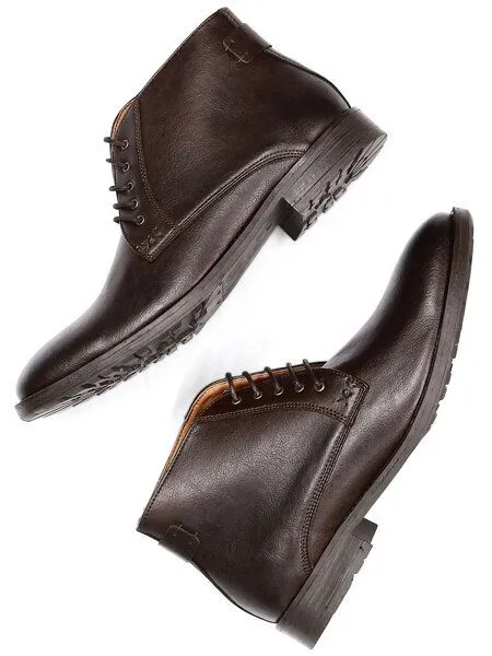 Will's Vegan Shop Will's Vegan Shop Chukka-Boots Herren, Dunkelbraun, – Produktbild 3 von 3