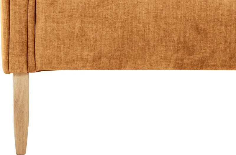 Home affaire Küchensofa Moro Couch mit Federkern, bequem, Breite 142cm, in verschiedenen Stoffen und Farben, Gelb, – Produktbild 5 von 5
