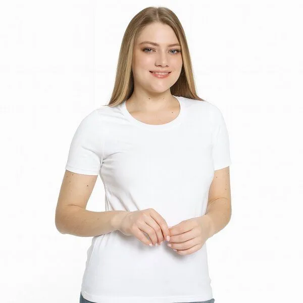 Bruno Barella Bruno Barella Damen T-Shirt 3er Pack – GOTS-zertifiziert aus Bio-Baumwolle aus der Ägäis, Weiss, – Produktbild 3 von 4