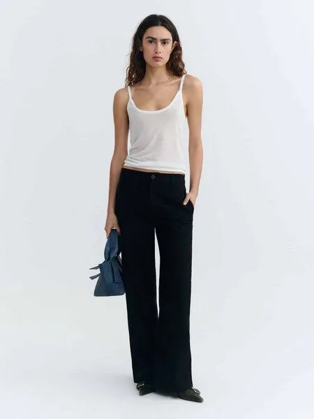 thinking mu thinking mu Karina Pants - Damen Hose aus Bio-Baumwolle, Black (schwarz), – Produktbild 2 von 4