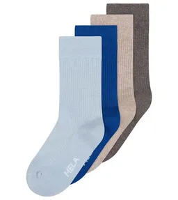 MELA MELA 4 Paar Ripp-Socken aus Biobaumwoll-Mix – Produktbild 1 von 1