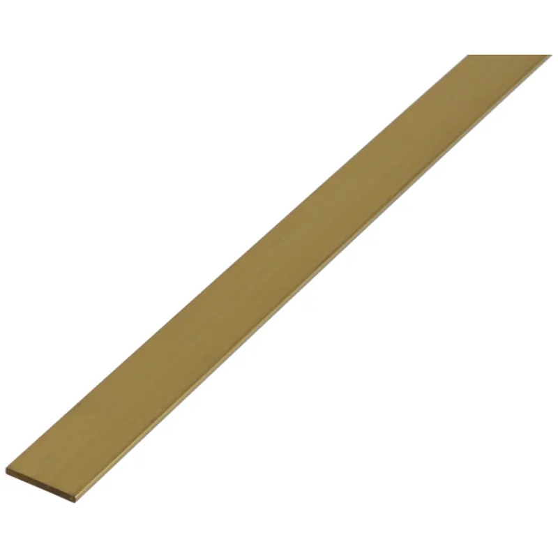 Alberts ALBERTS Flachstange, Messing LxBxS 1000 x 20 x 2 mm – Produktbild 1 von 1