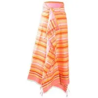 Africulture Africulture Kikoy Frottee Strandtuch, gestreift, Pink, – Produktbild 1 von 1