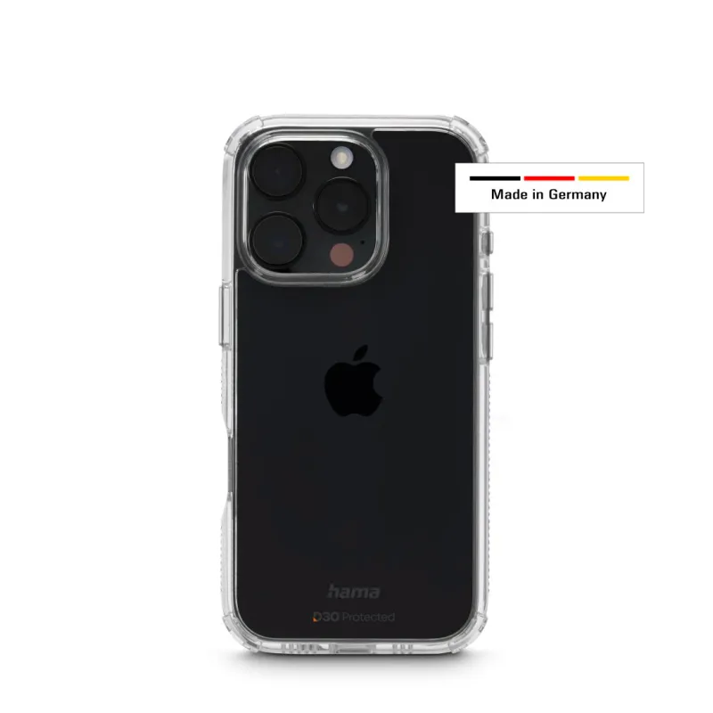 Hama Hama Handyhülle "Extreme Protect" für Apple iPhone 16 Pro, durchsichtig – Produktbild 2 von 5