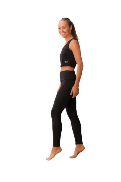 Spirit of OM Spirit of OM Legging Yoga & Run, Schwarz, – Produktbild 2 von 3