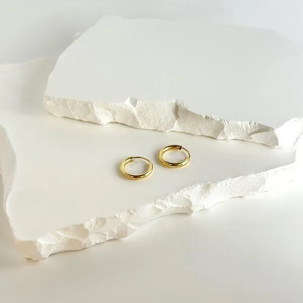 MOANINA MOANINA Ohrringe Hoops Isabella • 14k Echtgold, Gold, – Produktbild 1 von 4