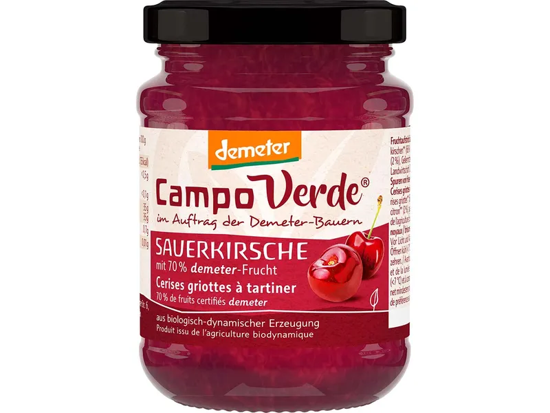Campo Verde Campo Verde Bio-Fruchtaufstrich Sauerkirsche, 200 g – Produktbild 1 von 1