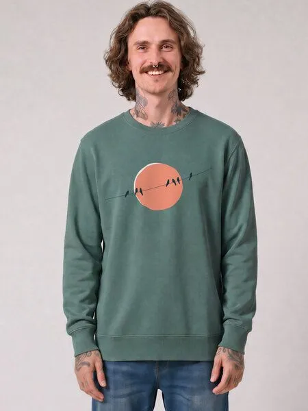 watapparel watapparel Sweatshirt Unisex Countryside 01, Green bay, – Produktbild 2 von 2