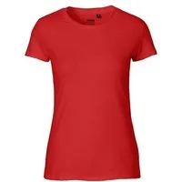 Neutral Neutral® Damen Ladies Fit T-Shirt von Neutral Bio Baumwolle, Rot, – Produktbild 1 von 1