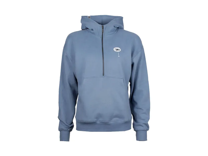 FÄDD Damen Hoodie "Glücksschiss PÄP" abendblau S, Blau, – Produktbild 1 von 5
