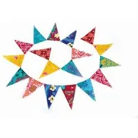 El Puente El Puente Girlande "Fähnchen" | Fair Trade & Handmade aus Bangladesch – Produktbild 1 von 1
