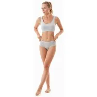ORGANICATION ORGANICATION KARINNA | Hipster aus Bio-Baumwolle und TENCEL Modal im 3er-Pack, Grey melange, – Produktbild 1 von 1