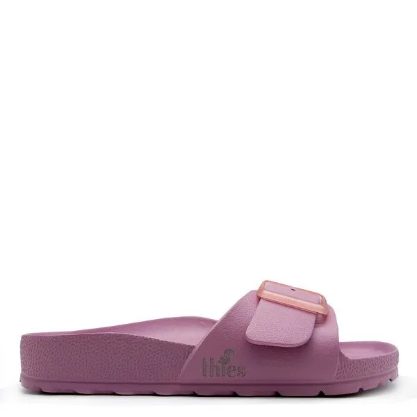 thies Vegane Ecofoam Strap Sandale von thies ® aus recyceltem EVA, Malva, – Produktbild 1 von 4