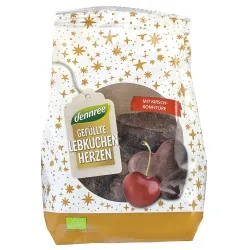 dennree Lebkuchenherzen mit Kirschfüllung – Produktbild 1 von 1