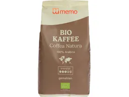 Memo memo Bio-Kaffee 'Coffea Natura' gemahlen 500 g – Produktbild 1 von 1
