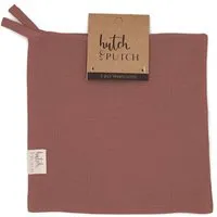 Hutch Putch Hutch&Putch Musselin Waschlappen 2er Set - Baby Waschtuch - aus 100% Bio Baumwolle - Kuschelweich, Saugfähig und Schnelltrocknend – Produktbild 1 von 1
