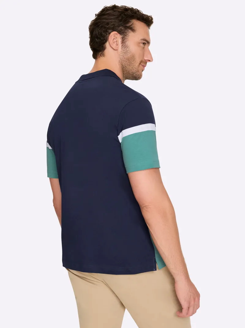 Catamaran Kurzarmshirt marine-salbei, Marine-salbei, – Produktbild 2 von 2