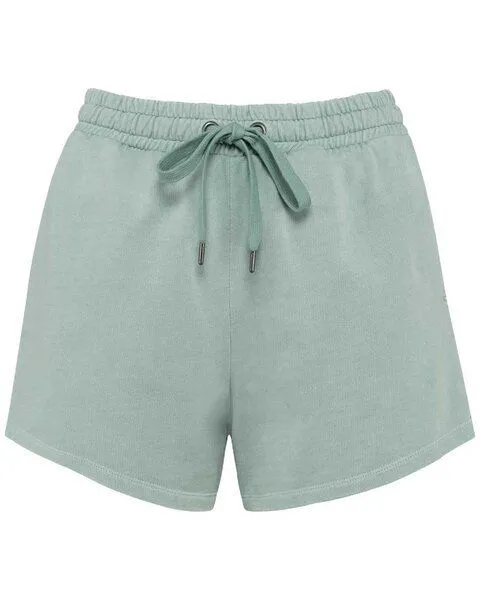 YTWOO YTWOO Terry Towel Damenshorts aus 100% Bio-Baumwolle | Made in Portugal, Hellgrün, – Produktbild 1 von 4