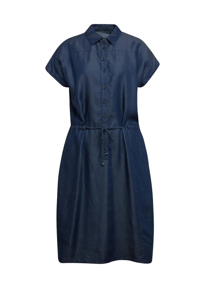 Goldner Modernes Tencel-Kleid mit Bindedetail - blau von Goldner Fashion, Blau, – Produktbild 2 von 2