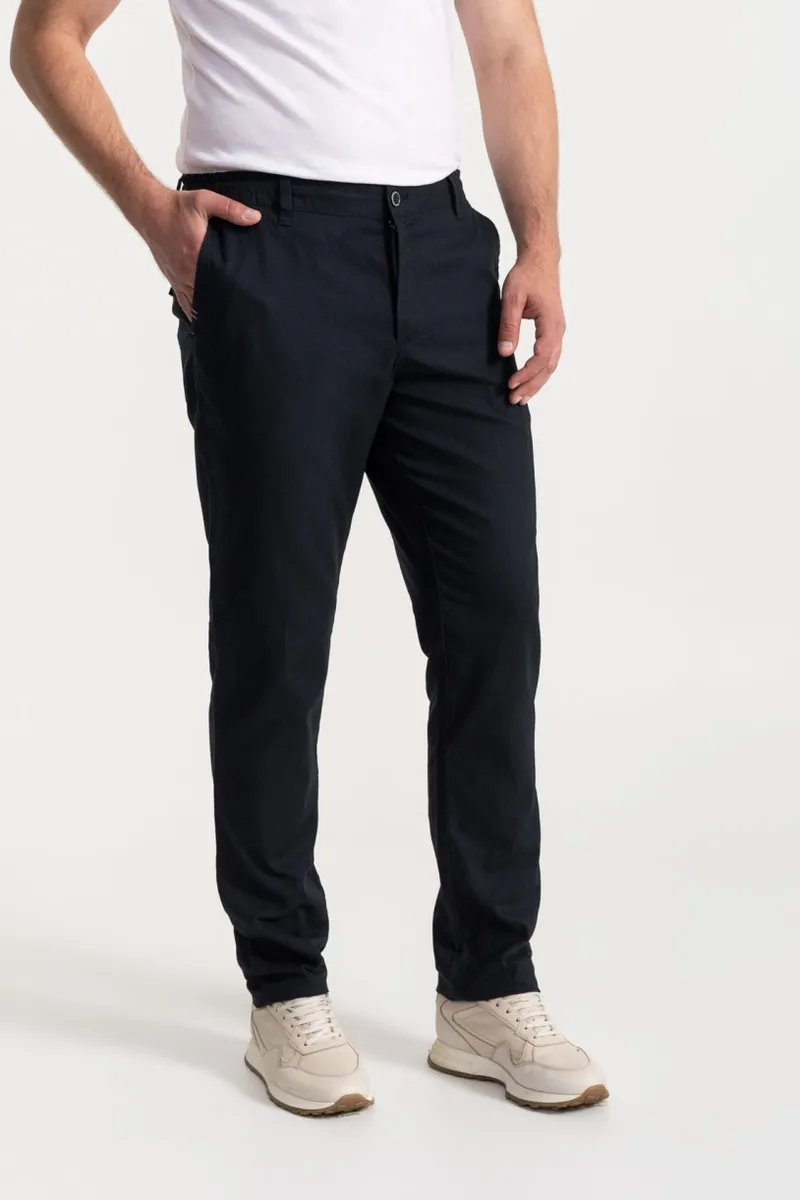 De IONESCU De IONESCU Herren vegan Hose Moldoveanu, Extra dunkelblau, – Produktbild 2 von 2