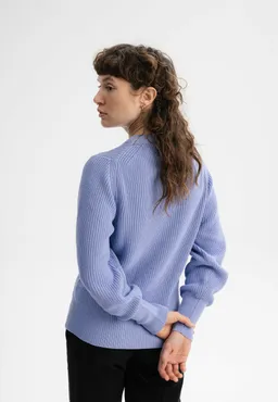 MELA MELA Damen vegan Strickpullover Gauri Lila – Produktbild 1 von 1