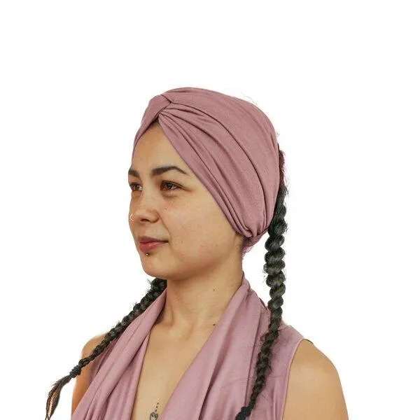 körber mode körber mode breites Haarband Modal super weich Twist gerafftes Stirnband Frühjahr Sommer Jersey, Bordeaux, – Produktbild 1 von 1