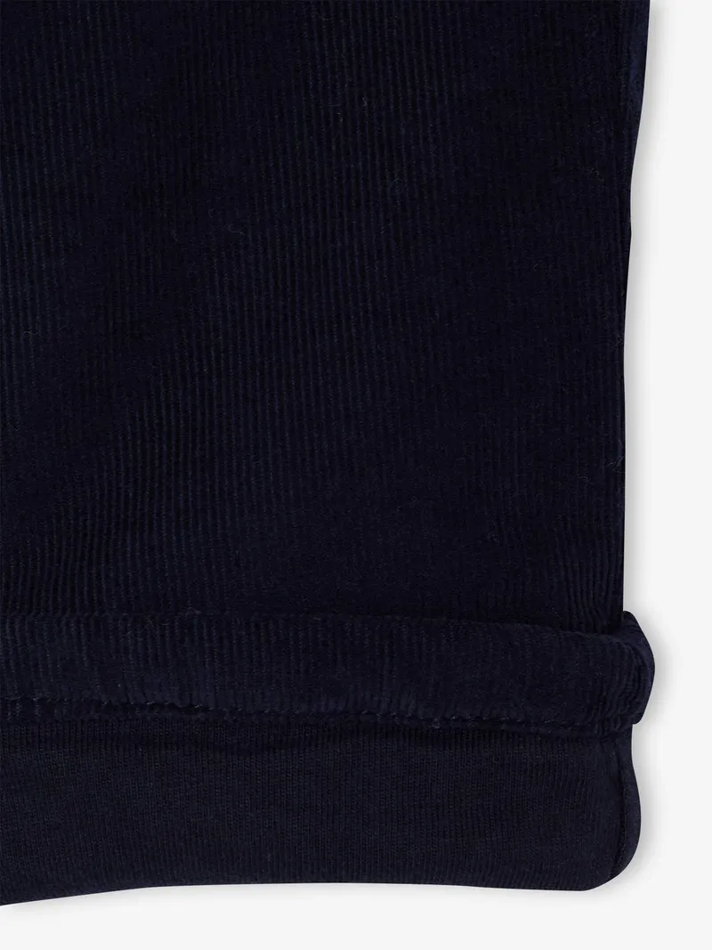 Vertbaudet Baby Thermohose aus Cord mit Dehnbund, Marine, – Produktbild 3 von 3