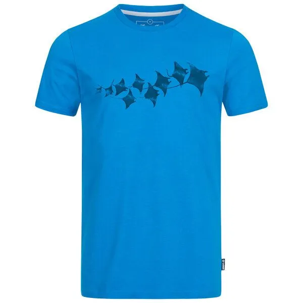 Lexi&Bö Lexi&Bö Manta Rays T-Shirt Herren, Imperial blue (blau), – Produktbild 3 von 3