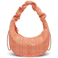 GOT BAG GOT BAG Moon Bag Ruffle, Vichy hot coral monochrome, – Produktbild 1 von 1
