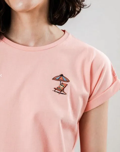 Brava Fabrics Brava Fabrics Peanuts Tropical Scoop Tee Pink – Produktbild 4 von 4