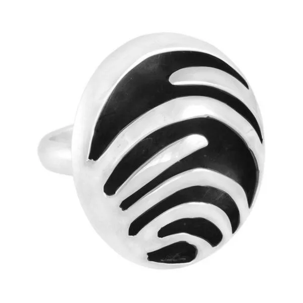 pakilia pakilia Silber Ring Streifen Fair-Trade und handmade – Produktbild 4 von 4