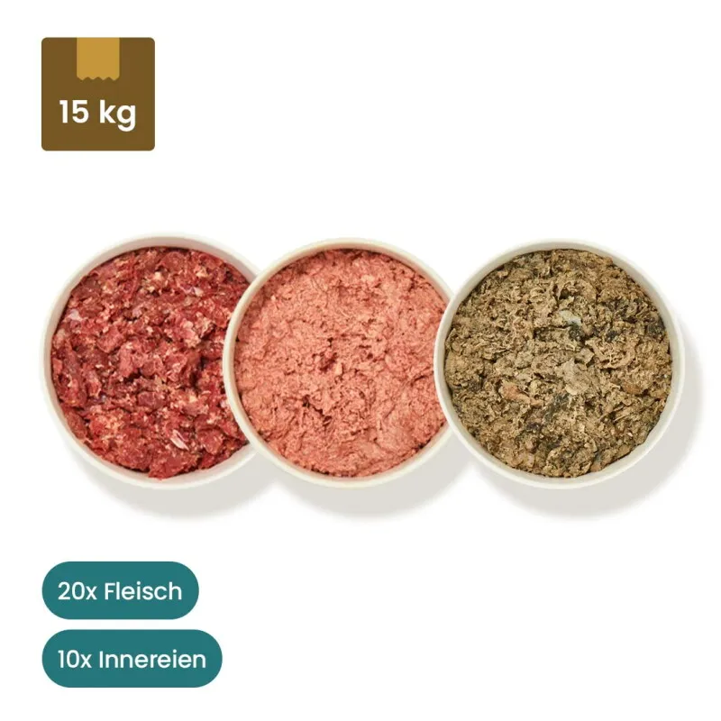 haustierkost.de haustierkost.de Hund Welpe Frostfutter Menü 15 kg – Produktbild 1 von 2