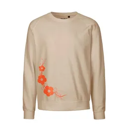 HANDGEDRUCKT HANDGEDRUCKT "Hibisken" Unisex Sweatshirt aus reiner Biobaumwolle (kbA) – Produktbild 1 von 1