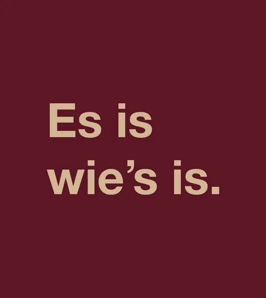 Gary Mash GARY MASH Shirt Es is wie's is. aus Biobaumwolle, Burgund (rot), – Produktbild 4 von 4