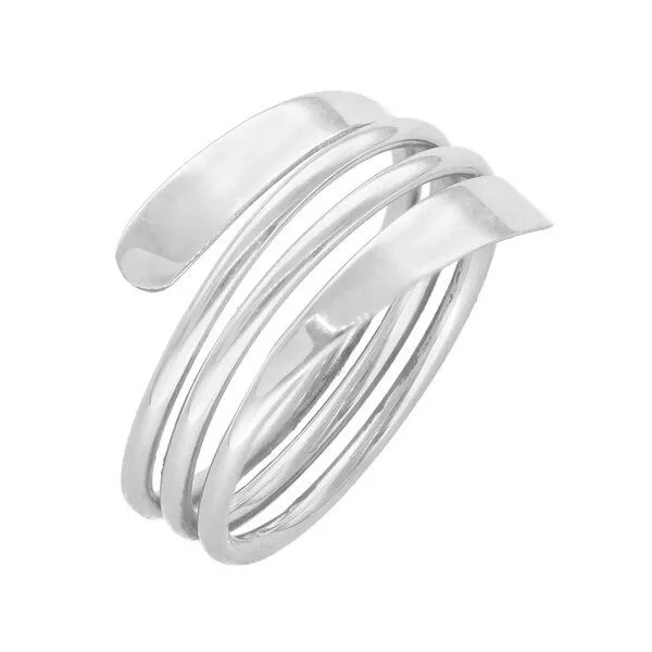 pakilia pakilia Silber Ring Spiral Feder – Produktbild 1 von 5